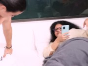 Hotel bloopers while we record a movie, where my friend fucks me and his girlfriend joins us. 3/16