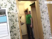 AMATEUR EURO - Beautiful Girl Got Her Shaved Pussy Fucked Hard 1/16