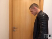 DEBT4k. Gal interrupts VR game to have fun with lender's real cock 2/16