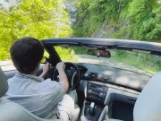 Skinny bitch gave herself to a rich guy on the coast for a cabriolet 1/16