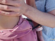 Skinny bitch gave herself to a rich guy on the coast for a cabriolet 12/16