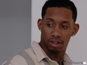 PrivateBlack - Platinum Blonde Lisi Kitty Milks Ebony Shaft With Her Butt! 3/16