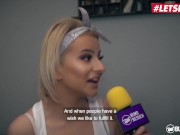 BUMSBESUCH - Curvy Porn Star Dana Jayn Lets Her Number One Fan Fuck Her Pussy - LETSDOEIT 3/16