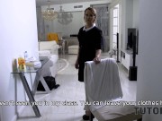 TUTOR4K. Teacher spreads legs after finding out about stepsons debt 3/16