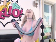 TRUE ANAL Busty blonde Rebel Rhyder has her cute asshole fucked and creampied 3/16
