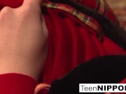 Curious Asian teen fingers her pussy 5/16