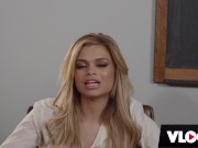 Blonde Petite Destiny Cruz BTS Sneak Peek 4/16