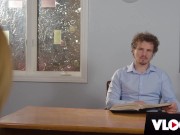 Blonde Petite Destiny Cruz BTS Sneak Peek 8/16