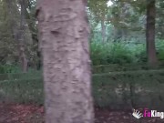 Petite babe seduces a random black dude in the park and bangs him at home 11/16