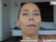 CARNE DEL MERCADO - Hot Latina Andreina De Luxe Rides Dick Like A Champ 2/16