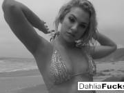Hot Dahlia gets naughty and squirts 3/16