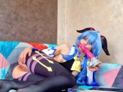 Genshin Impact Ganyu Fucking her pussy with dildo 13/16