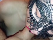 this bitch really enjoys swallowing my hard cock 3/16