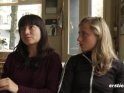 Ersties: Lesbian Couple Have Hot Sex With a StrapOn 3/16