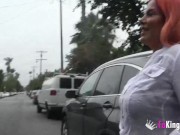 Experienced mommy finds out what real hard sex is like after showing herself in public! 7/16