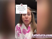 Naughty talking hair job & footjob JOI, oily feet & soles & toes, creeped out by late night pickup, TikTok - Lelu Love 10/16