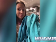 Naughty talking hair job & footjob JOI, oily feet & soles & toes, creeped out by late night pickup, TikTok - Lelu Love 2/16