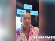 Naughty talking hair job & footjob JOI, oily feet & soles & toes, creeped out by late night pickup, TikTok - Lelu Love 6/16