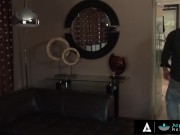 Horny Asian Fingers Her Client's Ass 1/16