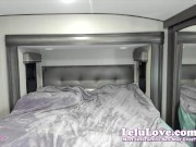 Amateur stripper dance, teasing out of my lingerie then masturbation fun before taking premature creampie - Lelu Love 8/16