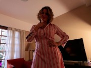 My boss's wife seduced me to fuck her and cum over her huge tits 4/16