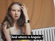 My stepbrother won a trip to Angola, and I won a trip to his dick. Anna Bali