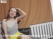 My stepbrother won a trip to Angola, and I won a trip to his dick. Anna Bali 3/16