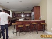 Wife Lita Lecherous is in the kitchen working with the plumber 1/16