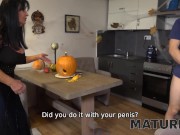 MATURE4K. Middle-aged porn actress is carnal with her stepson on Halloween 6/16
