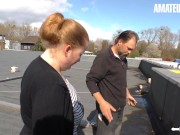 AMATEUR EURO - Big Ass BBW Cheats On Her Husband With The Repair Man 2/16