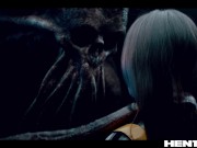 Japanese hotties fucked and got pregnant by huge monster 7/16