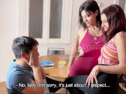 SteffCrime y LynnScream hacen un trio con el empleado nuevo de la oficina 🤭 4/16