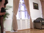 Brunette College Girl Bayley Gets Double Penetrated By Two Throbbing Cocks! 12/16