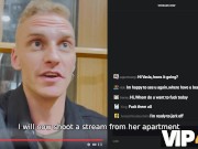 VIP4K. Math tutor wears panties and stockings during sex on the couch 1/16