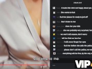 VIP4K. Math tutor wears panties and stockings during sex on the couch 5/16