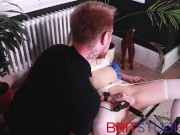 18 Year Old Blonde Nurse Teased And Edged With The Fucking Machine And Wand 10/16