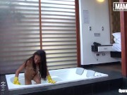 OPERACION LIMPIEZA - Sexy Latina Fucked Hard White At Work 5/16