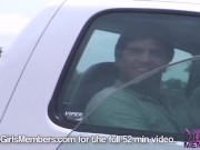 Cute Blonde Flashes Tits From The Back Seat Of My Car 12/16