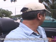 Cute Blonde Flashes Tits From The Back Seat Of My Car 2/16