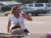 Thick Brunette Pees Then Goes Wild In My Back Seat 8/16