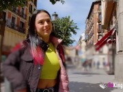 Gorgous Latin beauty has a hardcore fuck after showing us her 'hood 2/16