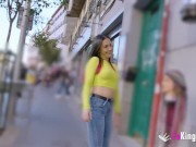 Gorgous Latin beauty has a hardcore fuck after showing us her 'hood 6/16