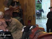 Busty blonde MILF wants 2 men at once 7/16