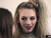 Lesbian Cutie Teaches BFF How To Kiss And Eat Pussy! 4/16