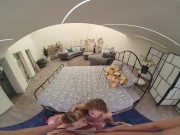 Teen Babes Lucky Bee And Rika Fane Share Your Dick In Wild FFM 3some 4/16