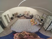 Teen Babes Lucky Bee And Rika Fane Share Your Dick In Wild FFM 3some 5/16