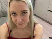 Didn't wait for the guy and cheated on him with a stranger for delicious tea and a taxi 2/16