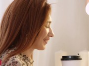 Red-haired writer tempted by insistent BF into anal affair 1/16