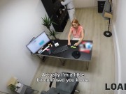 LOAN4K. Porn actress takes panties off to be banged by the creditor 7/16