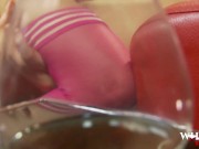 Hot Sex With Hot Babe On Sofa Thirsty For Cock - WHORNY FILMS 7/16